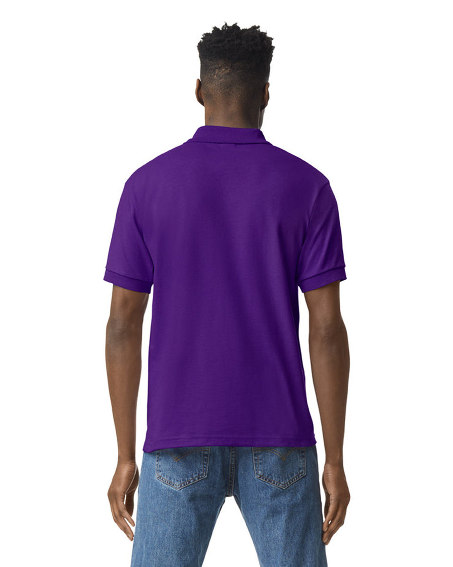 Gildan G880 DryBlend Jersey Knit Sport Shirt - Purple - model back