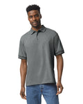 Gildan G880 DryBlend Jersey Knit Sport Shirt - Graphite Heather - model front