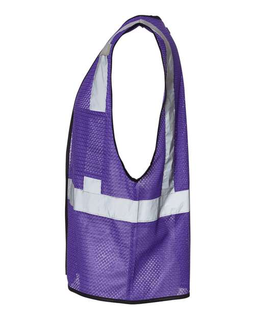 Kishigo B120-131 Unisex EV Series Enhanced Visibility Non-ANSI Vest - Purple - B129 - side