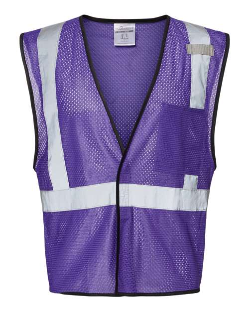 Kishigo B120-131 Unisex EV Series Enhanced Visibility Non-ANSI Vest - Purple - B129 - front