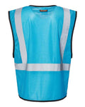 Kishigo B120-131 Unisex EV Series Enhanced Visibility Non-ANSI Vest - Electric Blue - B130 - back
