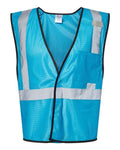 Kishigo B120-131 Unisex EV Series Enhanced Visibility Non-ANSI Vest - Electric Blue - B130 - front