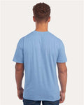 Jerzees 560MR Premium Blend Ring-Spun T-Shirt - Carolina Heather - model back