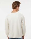 MV Sport 19179 Unisex Corded Crewneck Sweatshirt - Ivory - model back