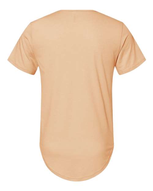 BELLA + CANVAS 3003 Men's Jersey Curved Hem Tee - Heather Sand Dune - back