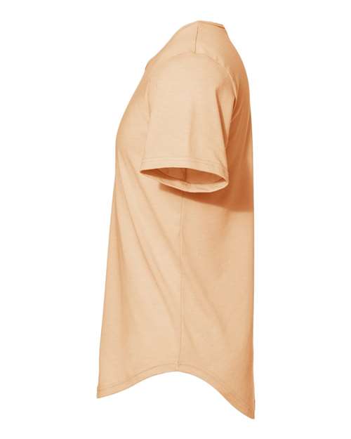 BELLA + CANVAS 3003 Men's Jersey Curved Hem Tee - Heather Sand Dune - side