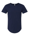 BELLA + CANVAS 3003 Men's Jersey Curved Hem Tee - Navy - front