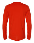 Bella+Canvas 3501 Unisex Jersey Long Sleeve Tee - Poppy - back