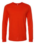 Bella+Canvas 3501 Unisex Jersey Long Sleeve Tee - Poppy - front
