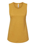 BELLA + CANVAS 6003 Women's Jersey Muscle Tank - Heather Mustard - front