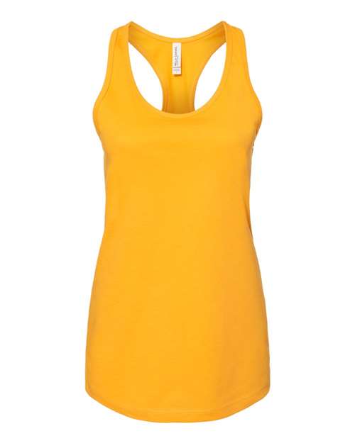 BELLA + CANVAS 6008 Women's Jersey Racerback Tank - Gold - front