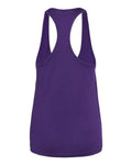 BELLA + CANVAS 6008 Women's Jersey Racerback Tank - Team Purple - back