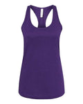 BELLA + CANVAS 6008 Women's Jersey Racerback Tank - Team Purple - front