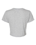 BELLA + CANVAS 8882 Women’s Flowy Crop Tee - Athletic Heather - back