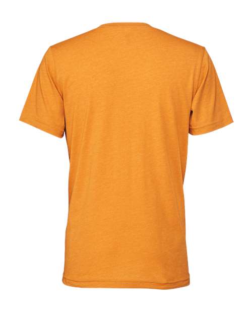 Bella+Canvas 3001CVC Unisex Heather CVC Short Sleeve Tee - Heather Marmalade - back