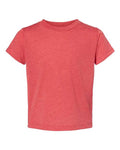 BELLA + CANVAS 3413T Toddler Triblend Tee - Red Triblend - front