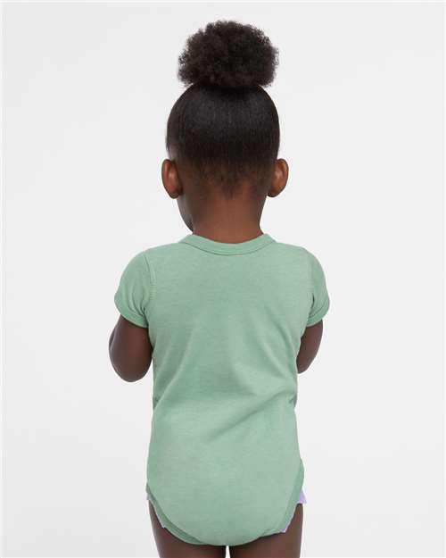 Rabbit Skins 4424 Infant Fine Jersey Bodysuit - Saltwater - model back