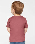 Rabbit Skins 3321 Toddler Fine Jersey Tee - Rouge - model back