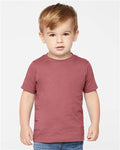 Rabbit Skins 3321 Toddler Fine Jersey Tee - Rouge - model front