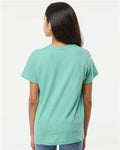 LAT 6101 Youth Fine Jersey Tee - Saltwater - model back
