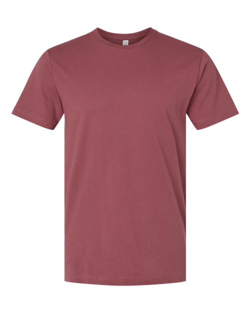 LAT 6901 Unisex Fine Jersey Tee - Rouge - front