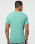 LAT 6901 Unisex Fine Jersey Tee - Saltwater - model back
