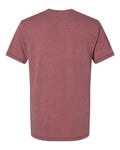 LAT 6902 Unisex Vintage Wash Tee - Washed Rouge - back