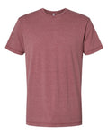LAT 6902 Unisex Vintage Wash Tee - Washed Rouge - front