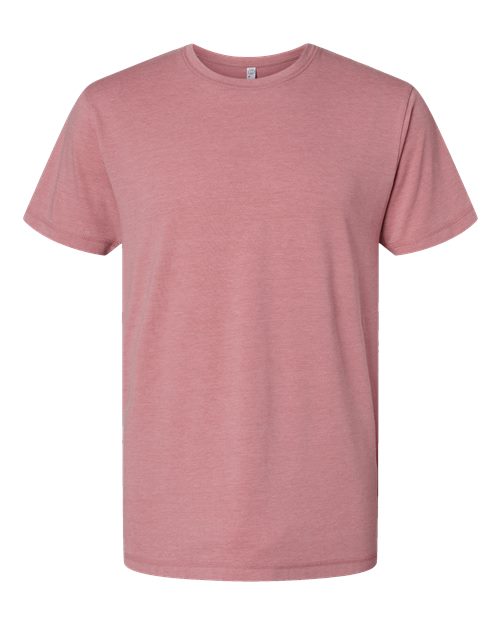 LAT 6902 Unisex Vintage Wash Tee - Washed Mauvelous - front
