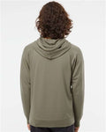 Independent Trading Co. SS1000 Unisex Icon Lightweight Loopback Terry Hooded Sweatshirt - Olive - model back