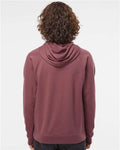 Independent Trading Co. SS1000 Unisex Icon Lightweight Loopback Terry Hooded Sweatshirt - Port - model back