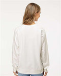 Independent Trading Co. SS1000C Unisex Icon Lightweight Loopback Terry Crewneck Sweatshirt - Bone - model back