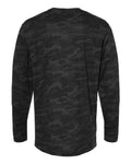 LAT 6918 Unisex Fine Jersey Long Sleeve Tee - Storm Camo - back