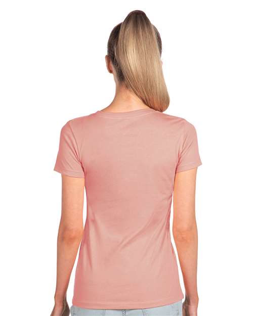 Next Level 1510 Women's Ideal T-Shirt - Desert Pink - model back