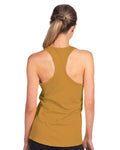 Next Level 1533 Women's Ideal Racerback Tank - Antique Gold - model back
