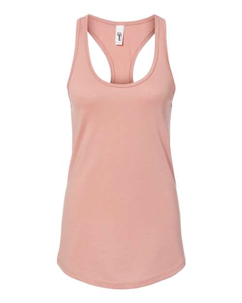 Next Level 1533 Women's Ideal Racerback Tank - Desert Pink - front