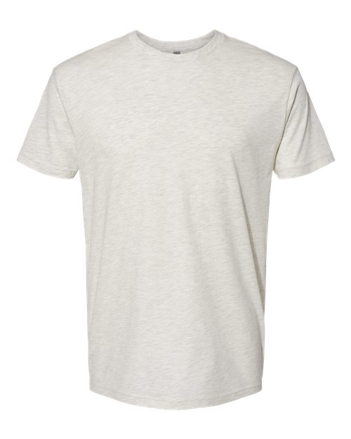 Next Level 3600 Unisex Cotton T-Shirt - Oatmeal - flat front