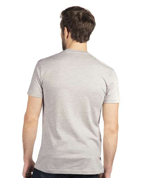 Next Level 3600 Unisex Cotton T-Shirt - Oatmeal - model back