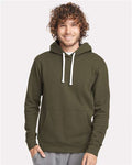 Next Level 9303 Unisex Santa Barbara Hoodie Sweatshirt - Military Green - model front
