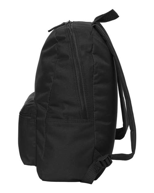 Liberty Bags 7709 16" Basic Backpack - Black - side