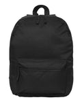Liberty Bags 7709 16" Basic Backpack - Black - front