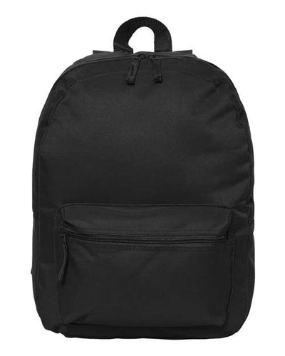 Liberty Bags 7709 16" Basic Backpack - Black - front