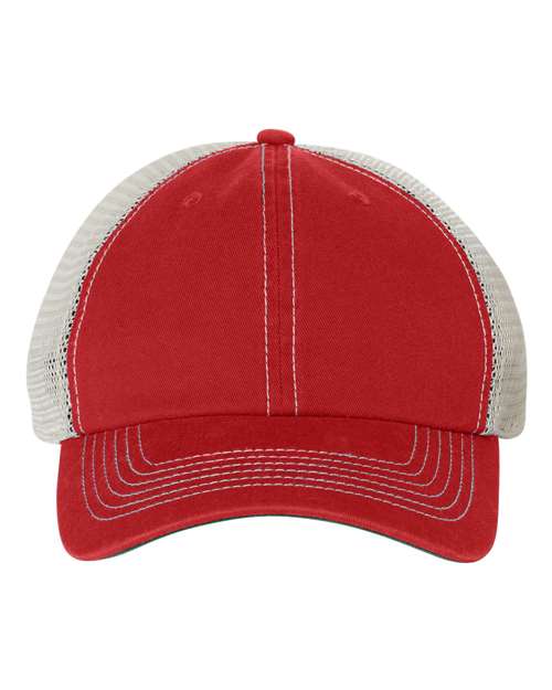 47 Brand 4710 Trawler Cap - Red/ Stone - front