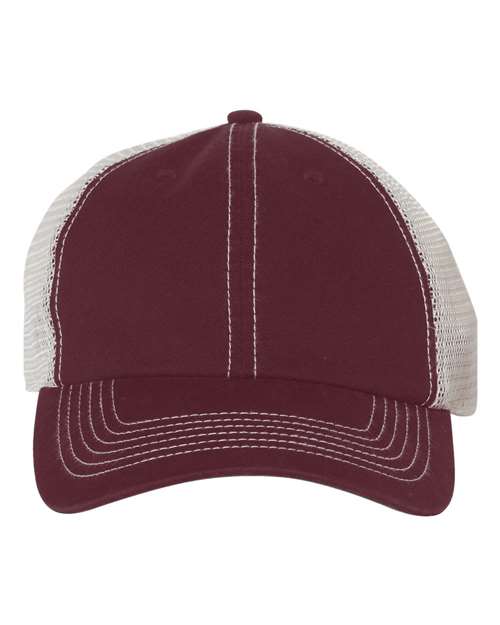 47 Brand 4710 Trawler Cap - Dark Maroon/ Stone - front