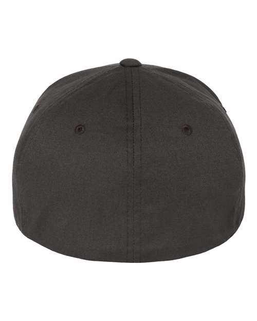 Flexfit 5001 V-Flexfit Cotton Twill Cap - Dark Grey - back