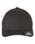Flexfit 5001 V-Flexfit Cotton Twill Cap - Dark Grey - front