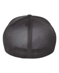 Flexfit 5511UP Unipanel Trucker Cap - Melange Dark Grey - back