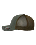 Flexfit 5511UP Unipanel Trucker Cap - Melange Olive - side