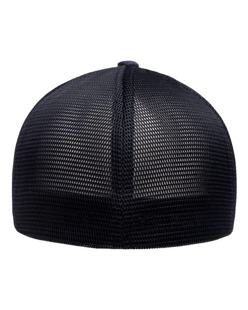 Flexfit 5511UP Unipanel Trucker Cap - Melange Navy - back