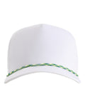 Imperial 5054 The Wrightson Cap - White/ Green-Yellow - front